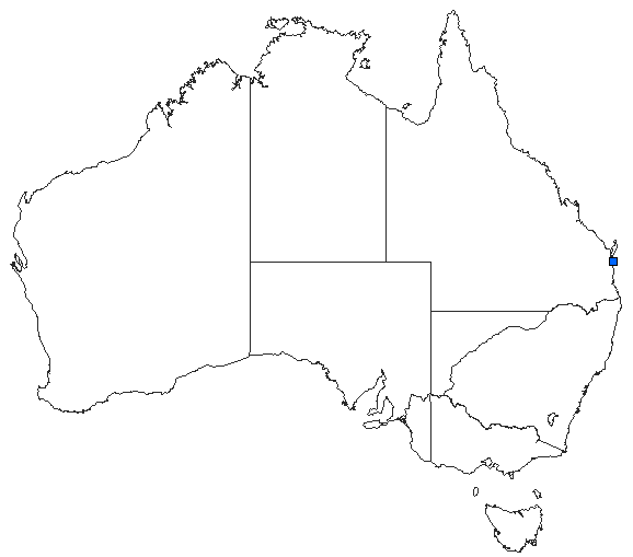 Australian distribution of Eusynthemis cooloola