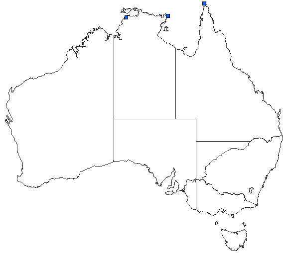 Australian distribution of Hemicordulia kalliste