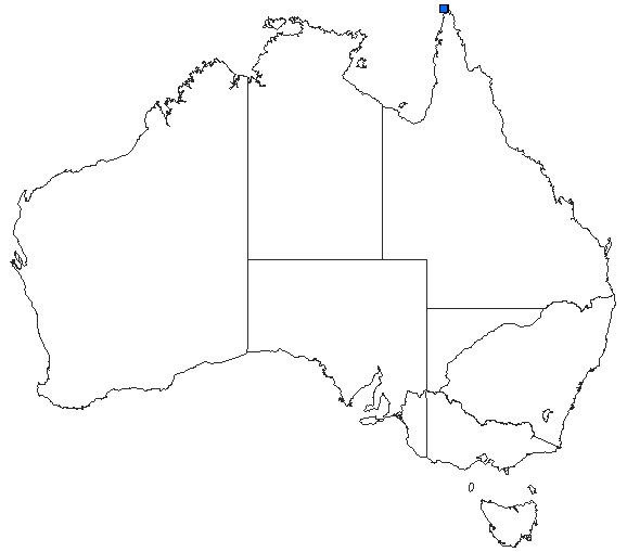 Australian distribution of Raphismia bispina